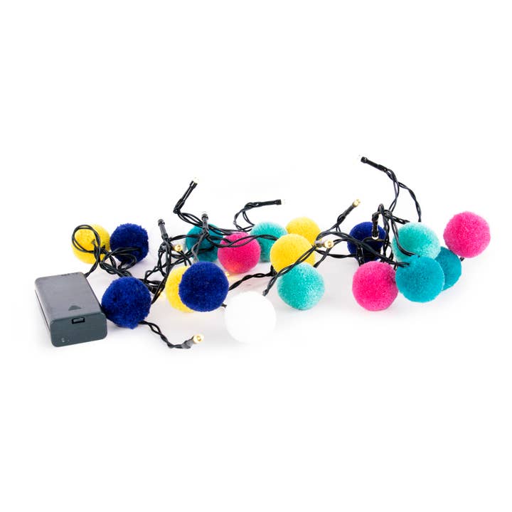 POM POM STRING LED LIGHT HF for wholesale by Helio Ferretti