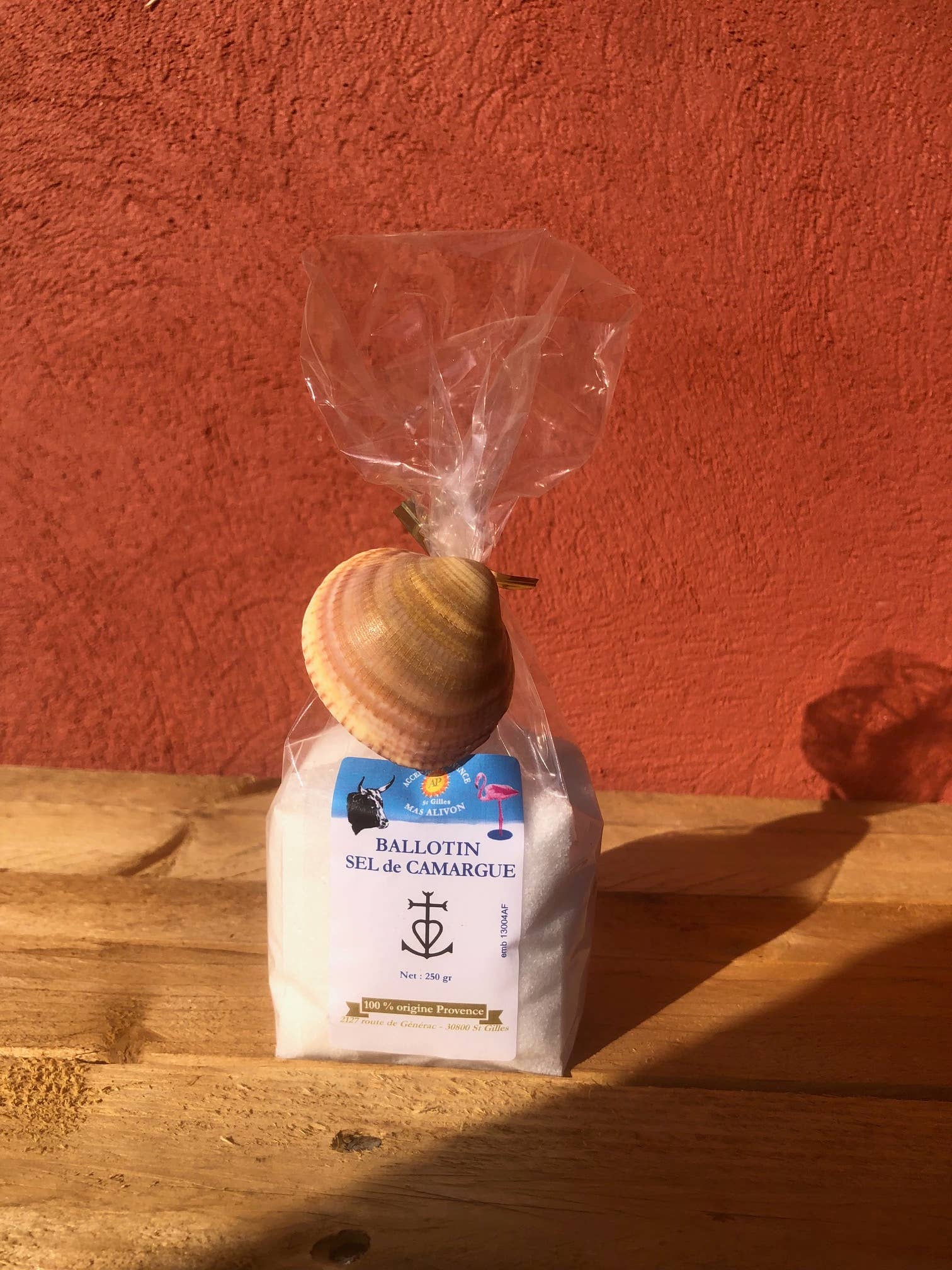 ACCENT DE PROVENCE - Wholesale Salt - 250G CAMARGUE FINE SALT BALLOTIN with SHELL0