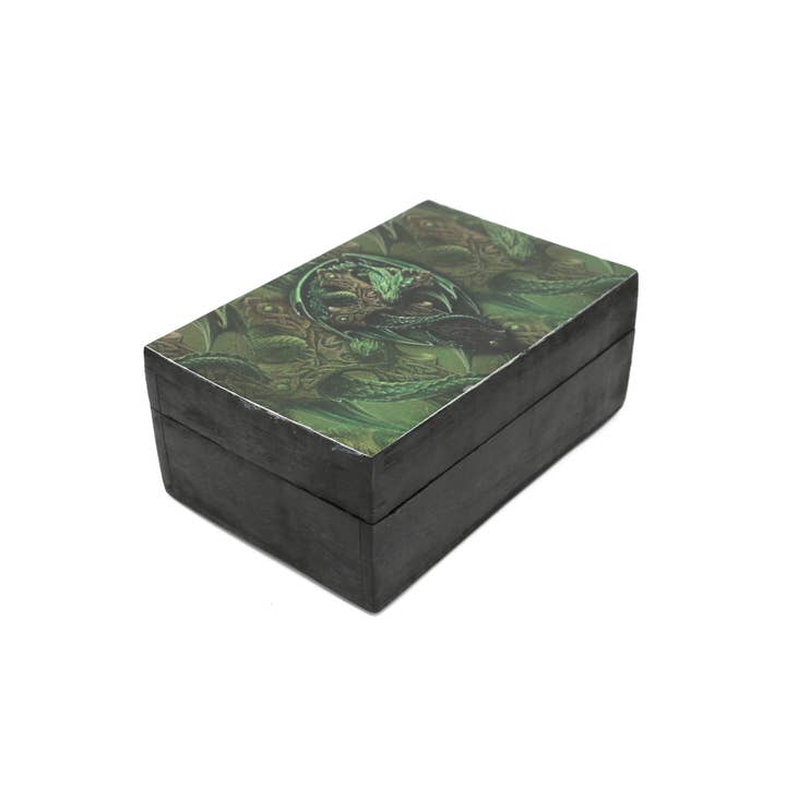 Designs by Deekay Inc. – Großhandel Schmuckschatulle/-Organizer – Holzaufbewahrungsbox 15 x 10 cm – Keltisches Kreuz (Schwarz)1