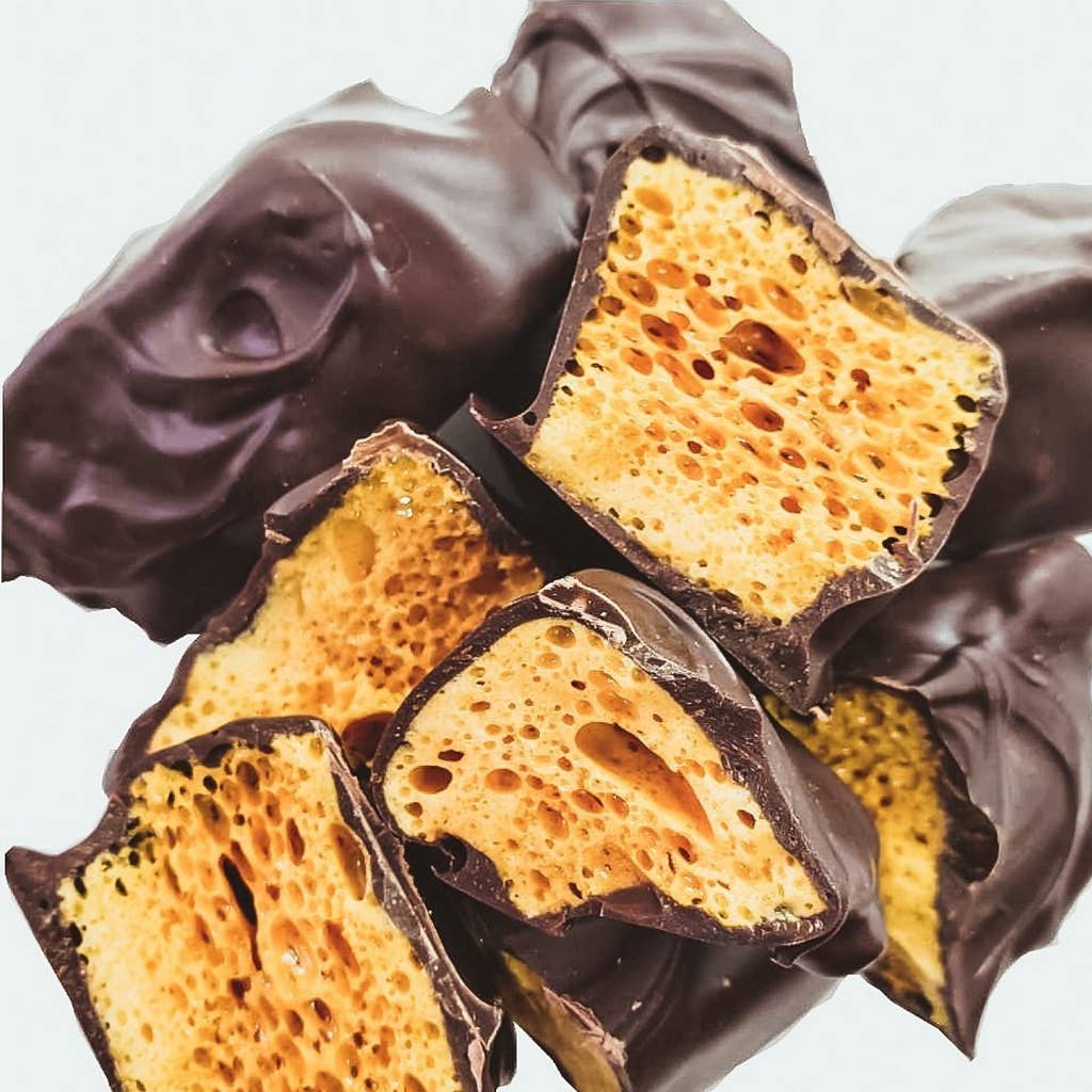 Cocoba – wholesale Chocolate-covered sweets – Milk Chocolate Covered Honeycomb Jar4