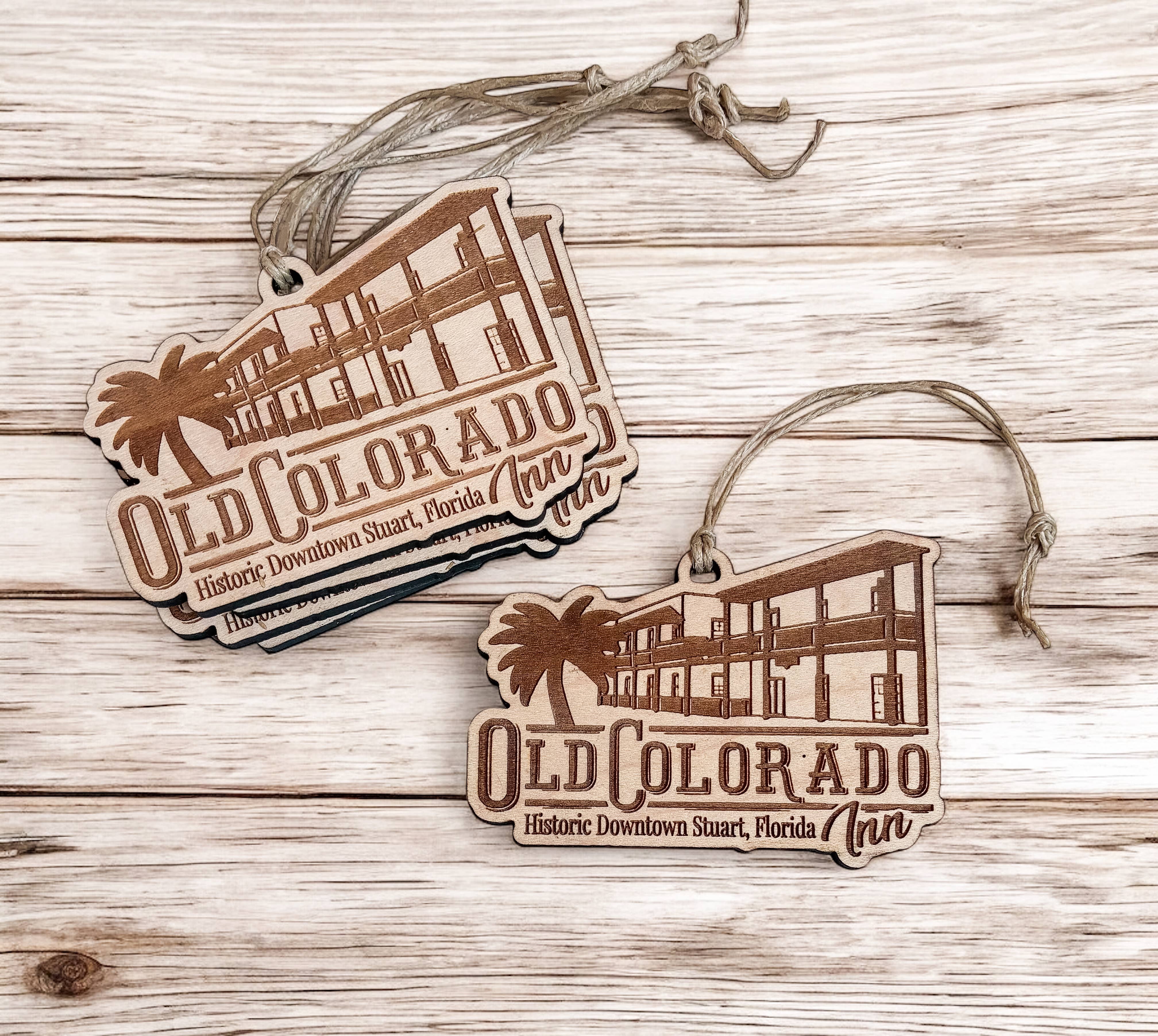 Wild Larch Creative - Wholesale Ornament - CUSTOM Wood Ornament | Custom Christmas Wood Ornament Eco10