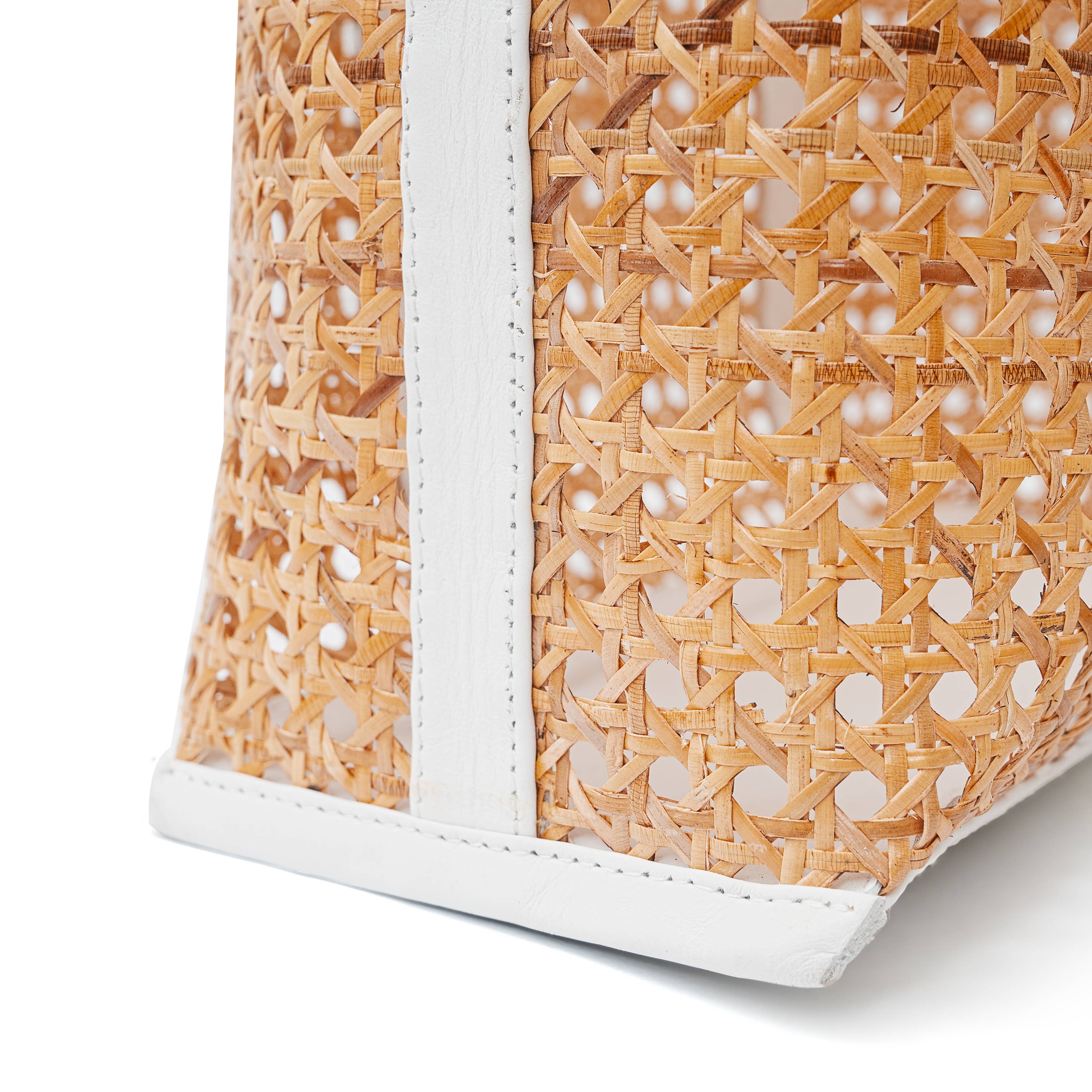 The Artisan and Company - Venta al por mayor Bolsa de asa- Mujer - Bolso grande con correas en forma de bastón de ratán 9