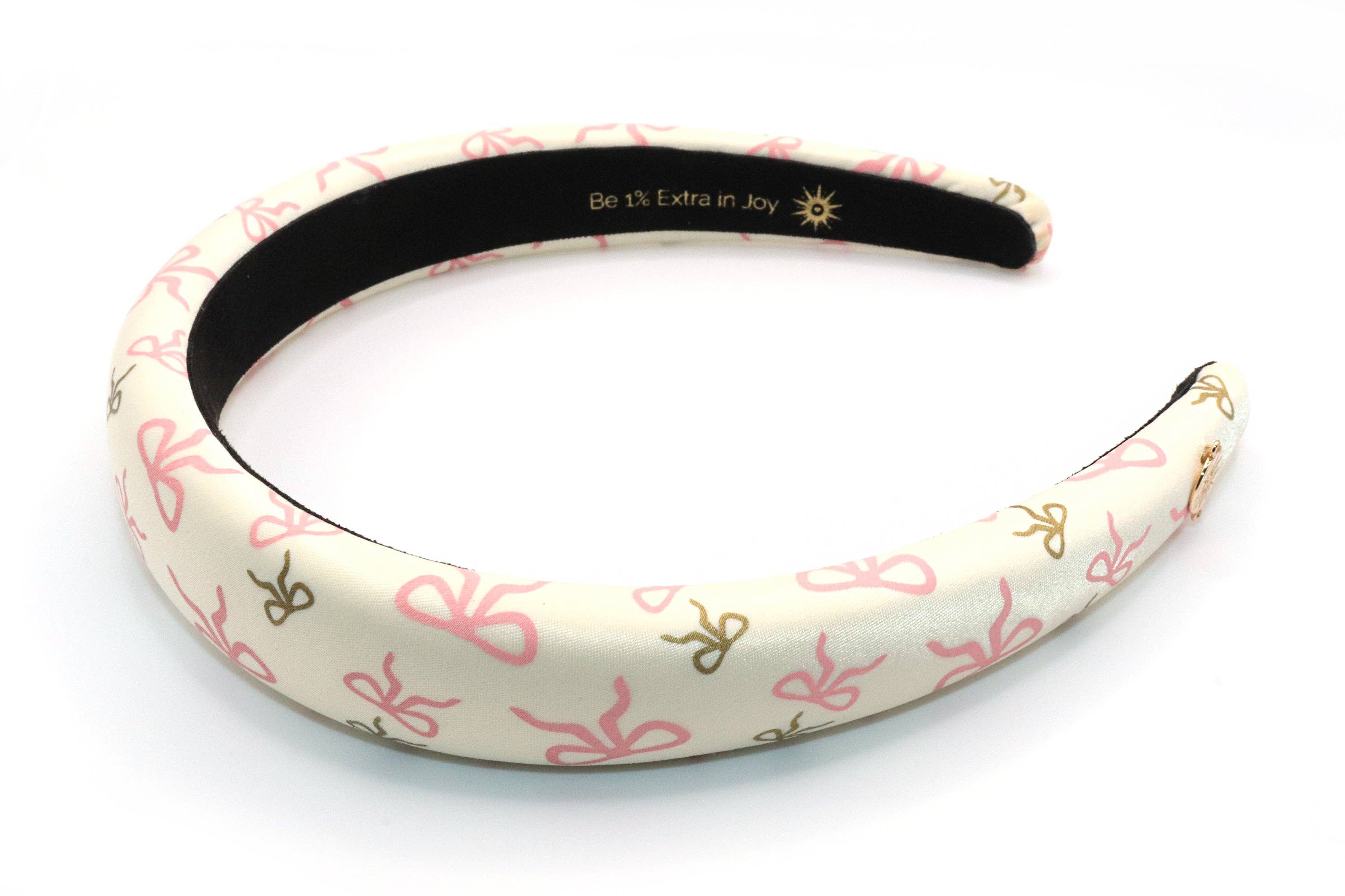 Jessica Santander - Wholesale Fashion Headband - Women's - Sweetheart Pink Bow Headband1