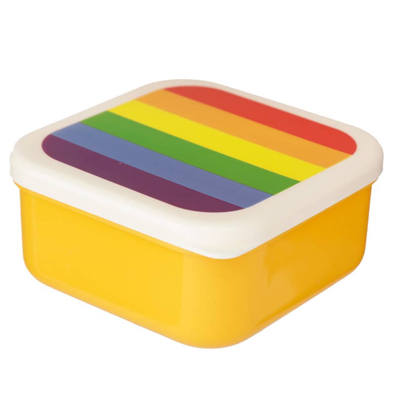Puckator Ltd – wholesale Lunch bag/box – Set of 3 Lunch Box Snack Pots S/M/L - Somewhere Rainbow3