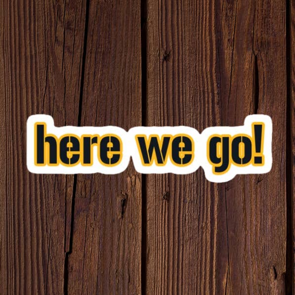 Voici l'autocollant de Pittsburgh pour la vente par Kase Wear