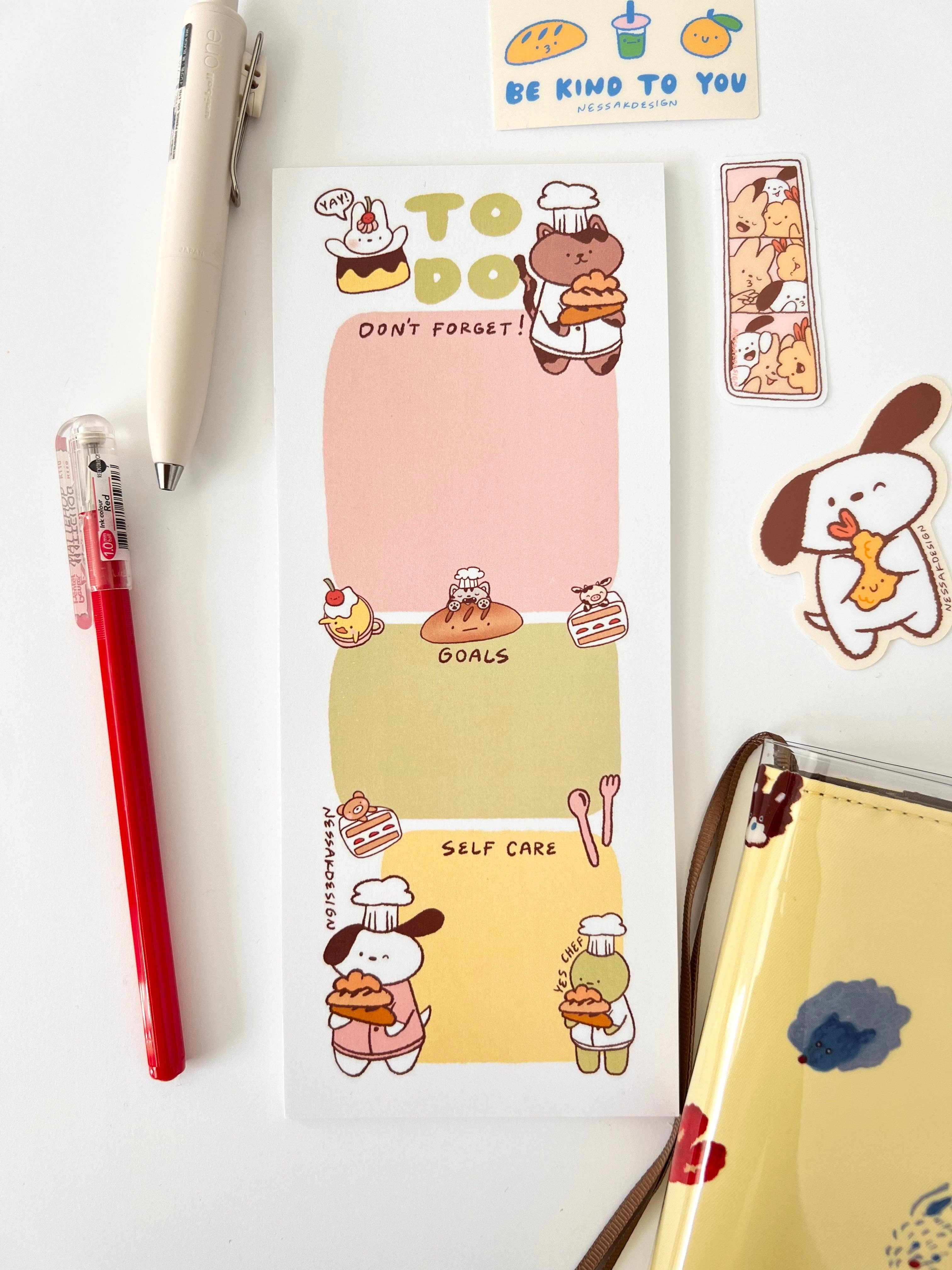 Nessakdesign - Wholesale Notepad - Cute to do note pad7