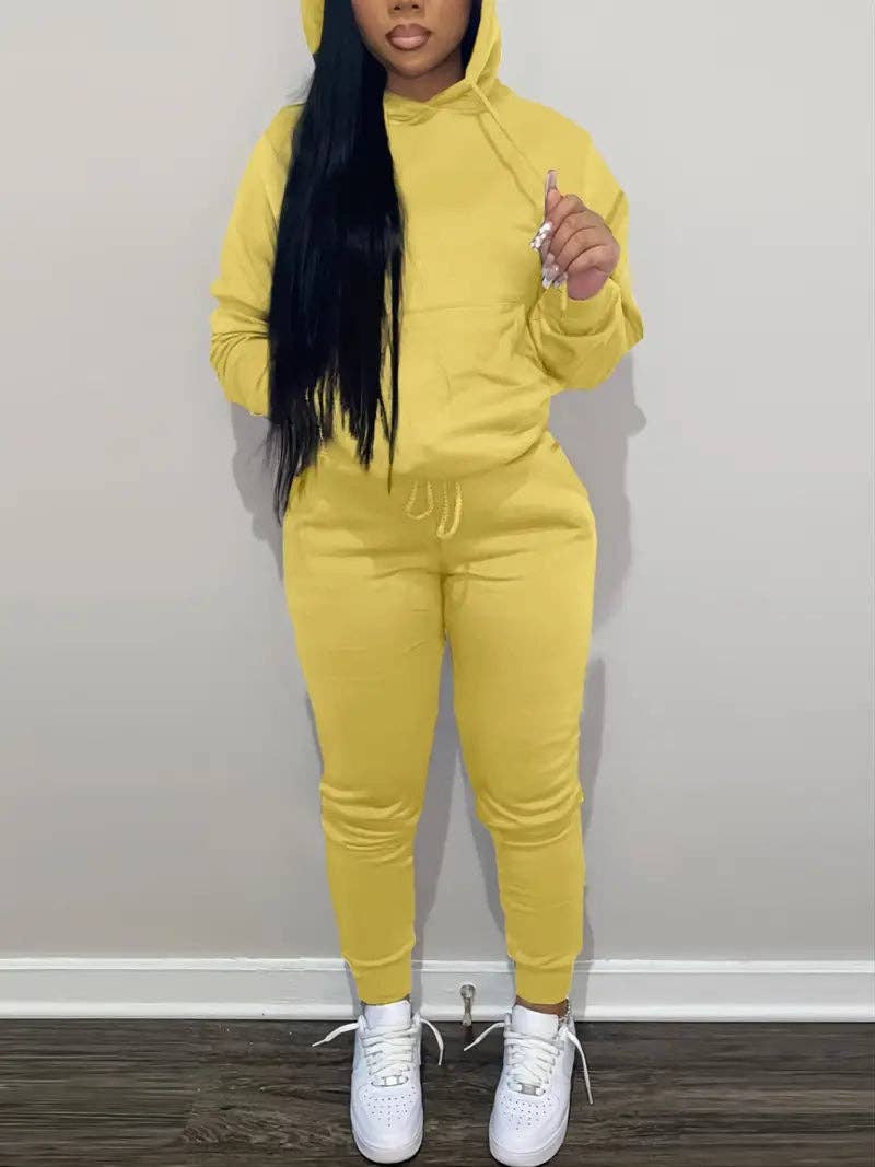 MB Fashion Wholesale - Vente Ensemble de vêtements d'intérieur – femme - Ensemble de jogging confortable et décontracté MB FASHION avec sweat à capuche 274R14