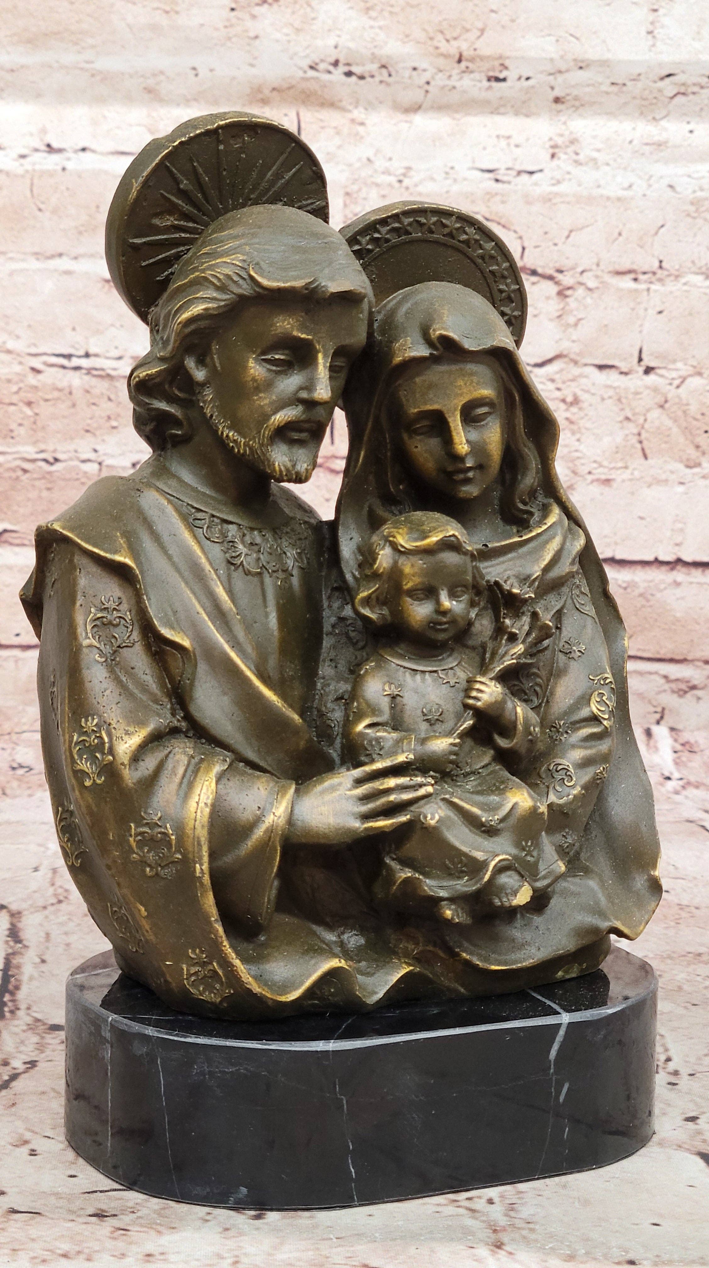 Bronzhaus - Wholesale Sculpture - Holy Family Bronze Statue – Jesus, Mary & Joseph Sculpture2
