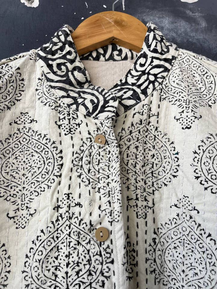 Bhawana Handicrafts - Wholesale Jacket - Women's - Party Wear Women Jacket Reversible Jacket Kantha Jacket Coat1