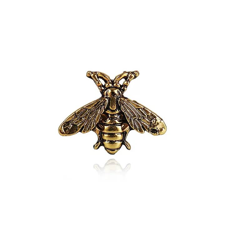 Magnifique Hearts - Wholesale Brooch - Retro Golden Bee Brooch - Creative jewelry Accessory Gift2