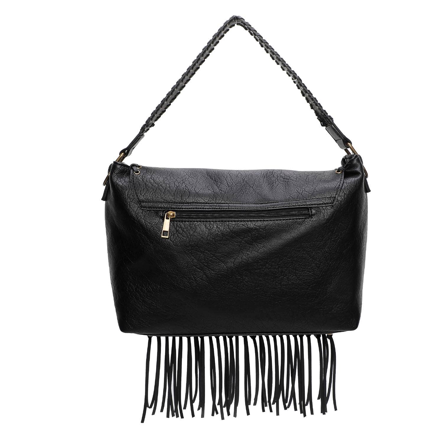 AMPERE CREATIONS - Vente Sac à bandoulière – femme - Lacey Fringe Messenger2