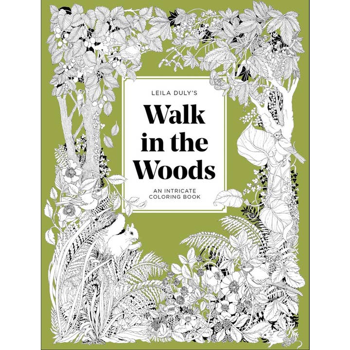 Abrams - Wholesale Coloring & Activity Book - Adult - Leila Duly's Walk in the Woods