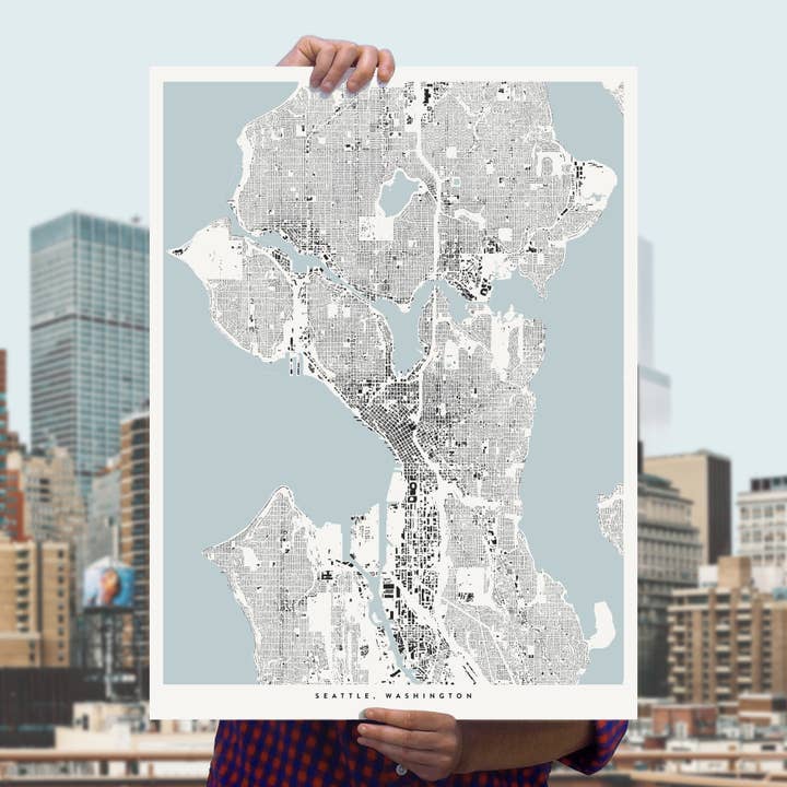 Konst i Seattle Building för wholesale av Mr City Printing