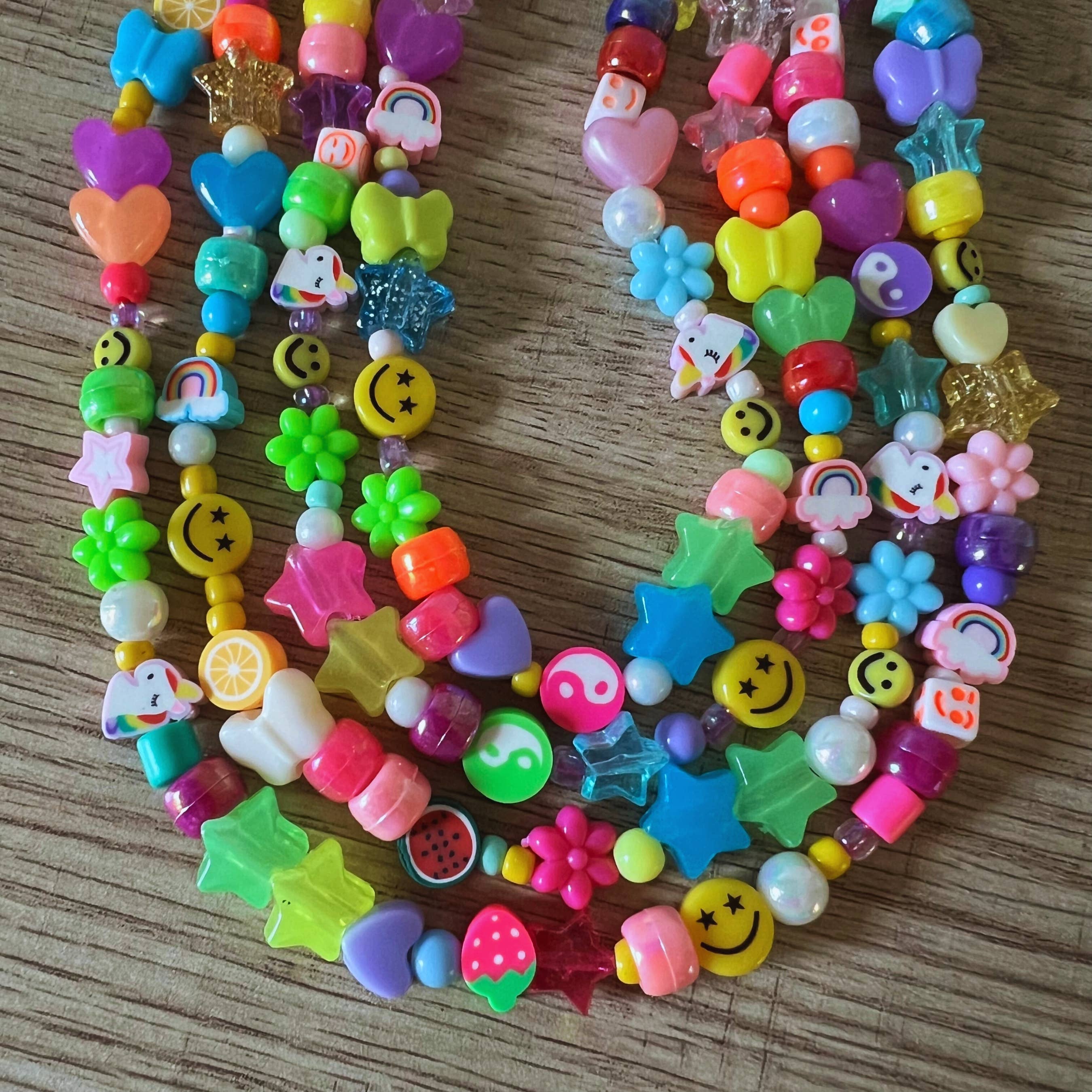 Wake and Make - Wholesale Kids Necklace - Kids - Kitschy Beaded Necklace5