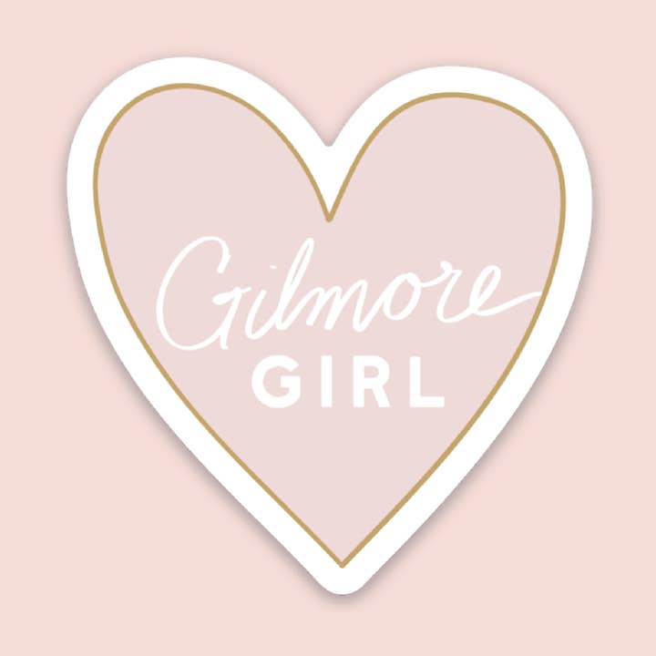 Gilmore Girl Heart Mini Sticker for wholesale by Declaration & Co