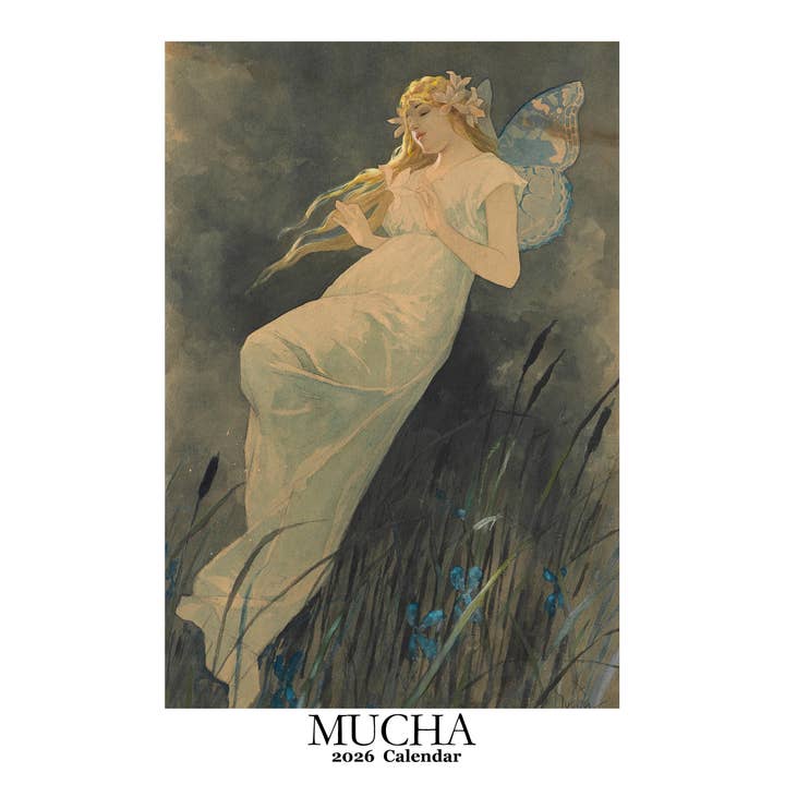 Calendario Sobredimensionado de Alphonse Mucha 2026 para venta al por mayor de The Retrospect Group Collection