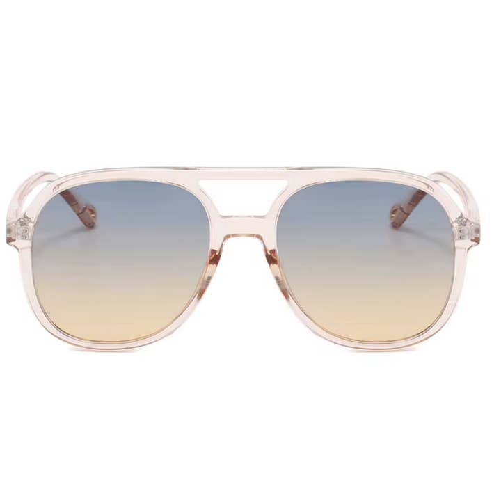 Gloria Sunglasses | Champagne for wholesale by Gleam Eyewear