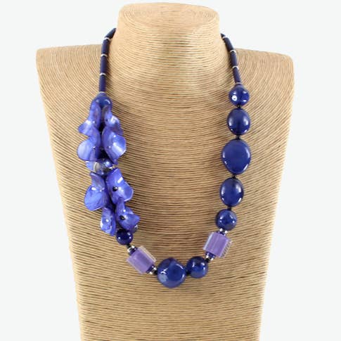 N24275 Funky Polyresin Statement Necklace for wholesale by Pretty Persuasions