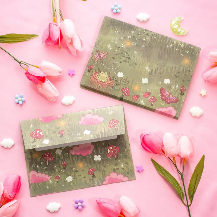 Sobres de Estilo Cottagecore de Hongos para venta al por mayor de Unicorn Eclipse