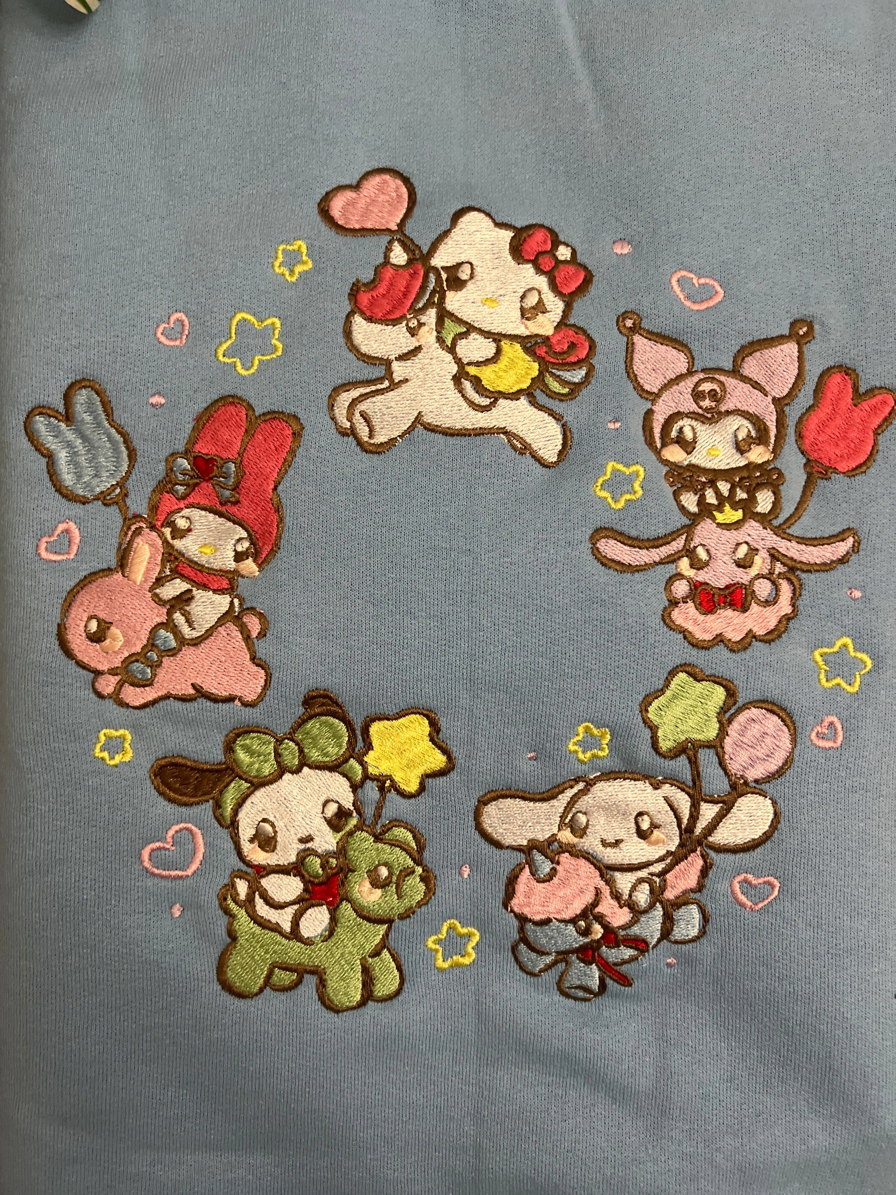 Peony Lee Art - Wholesale Sweatshirt - Women's - Dreamy San Friends Crewneck Sweater1