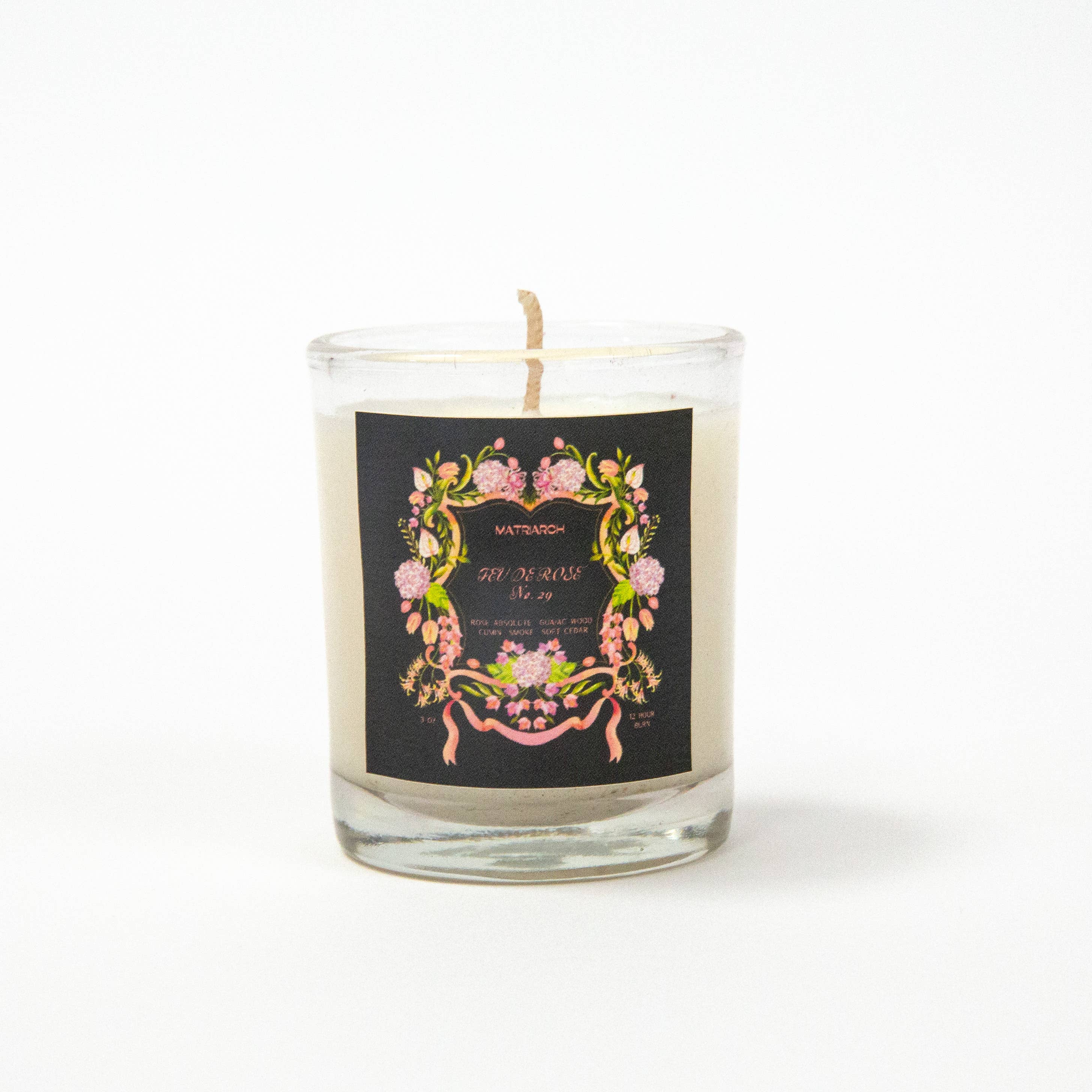 Matriarch - Wholesale Travel Candles - FEU DE ROSE No. 29— Travel Candle (3 oz)