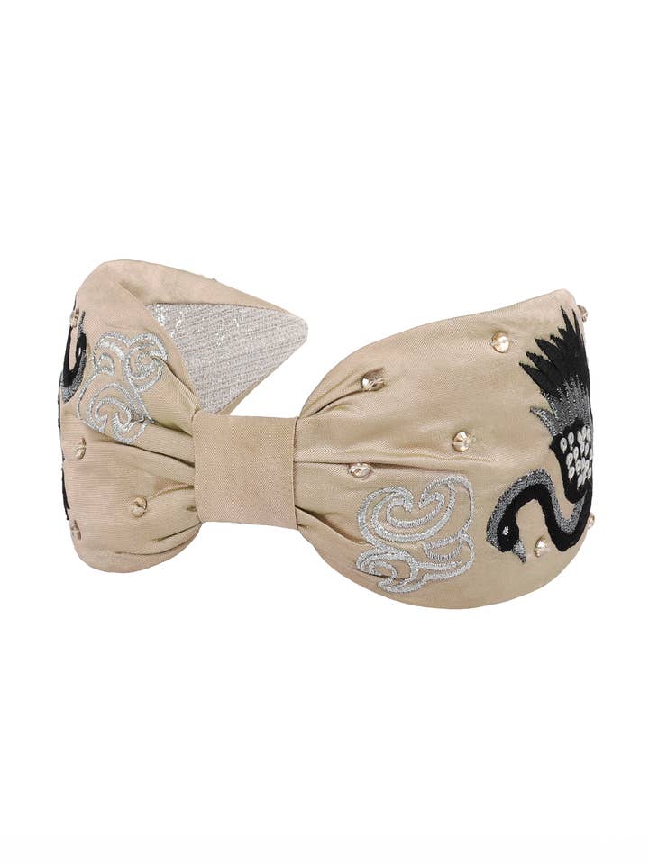 Cinta de pelo bordada para venta al por mayor de Namjosh