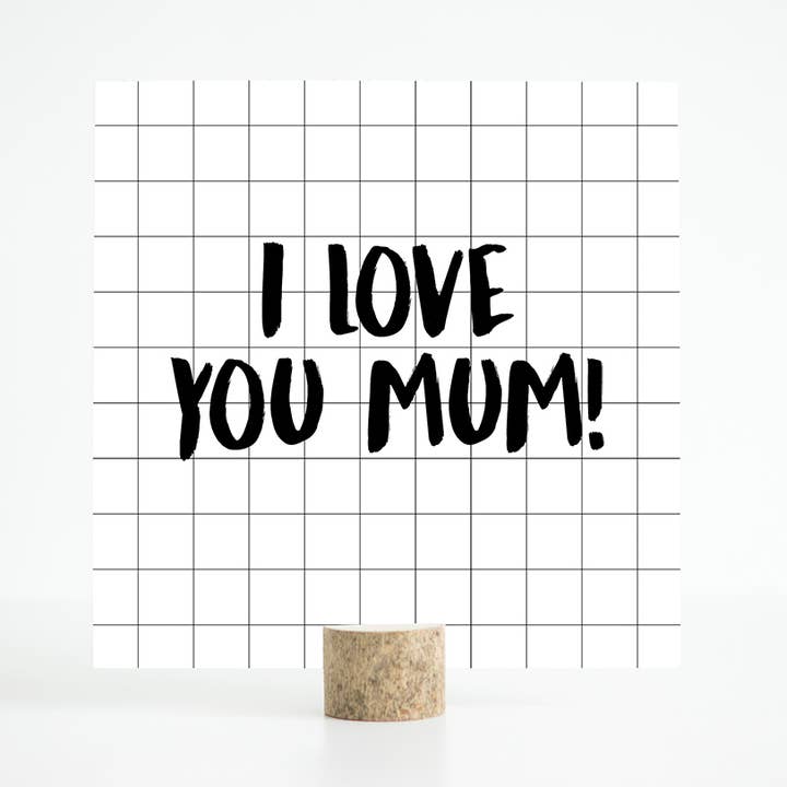 Kort 135 - Jeg elsker dig mor for engroshandel hos MOODZ design