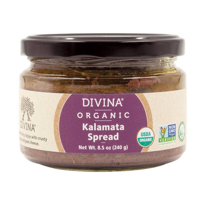 DiVina Organic Kalamata Olive Spread for wholesale by Keystone Cheese