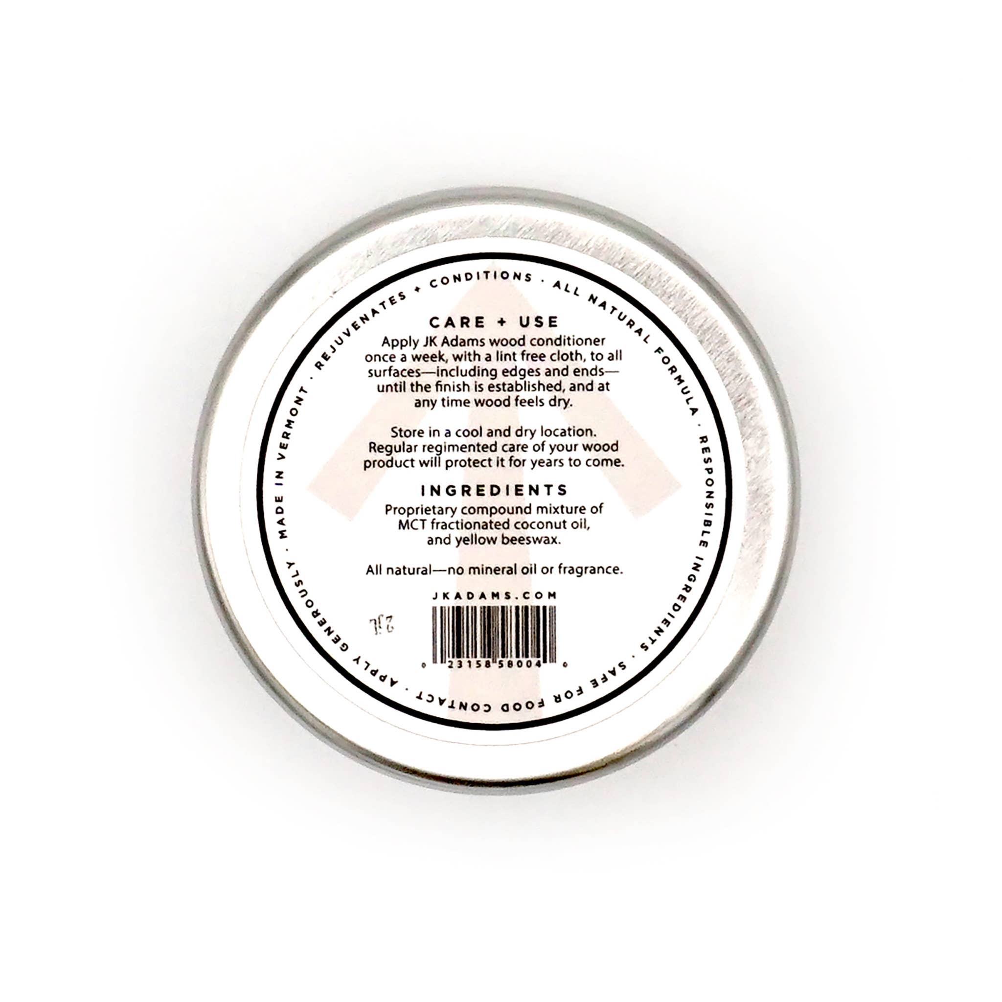 JK Adams - Wholesale Wood Butter - Beeswax Wood Conditioner1