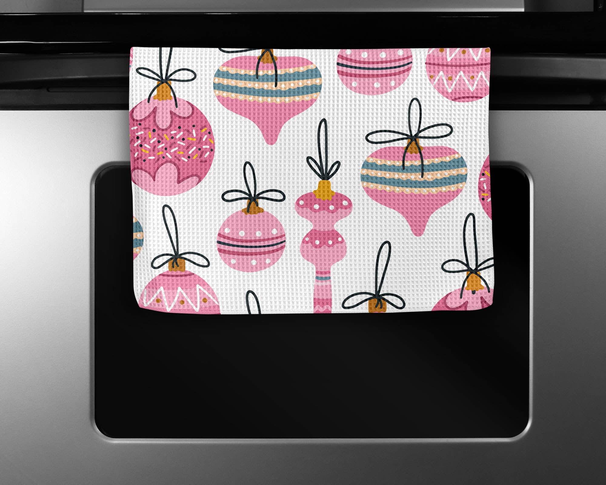 Canary Road - Wholesale Tea Towel - Pink Christmas Towel Holiday Home Decor Friday Preppy 2