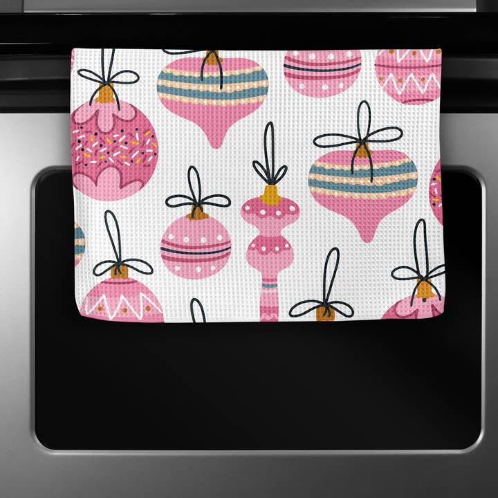 Canary Road - Vente Torchons - Serviette de Noël rose Holiday Home Decor Friday Preppy 2