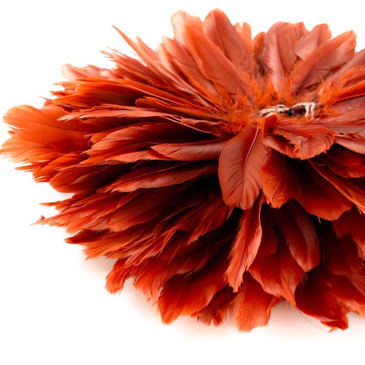 GSE SATINETTES WHT STAR 5-6 pouces-- RUST pour la vente par Zucker Feather Products