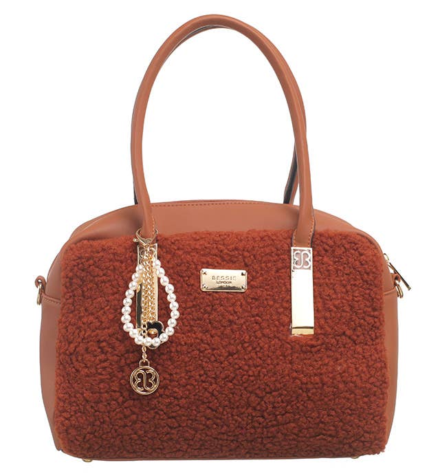 Bessie London – wholesale Tote bag – Women's – COSY LUXE TOTE BAG11