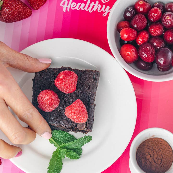 Bake Me Healthy - Wholesale Brownie mix - Dark Chocolate Fudgy Brownie Plant-Based Baking Mix9