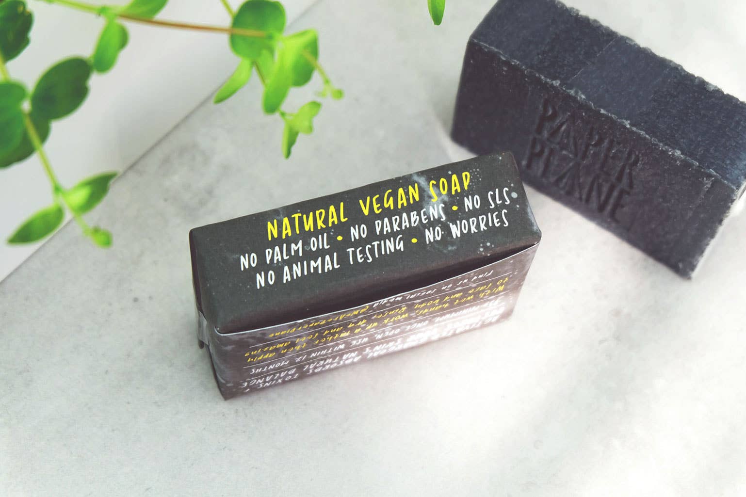 Paper Plane - Wholesale Bar Soap - Charcoal Bar 100% Natural Vegan Soap3