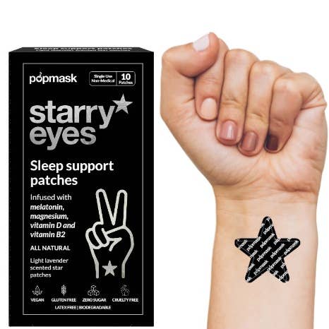 Popmask London - Wholesale Oral Supplement/Vitamin - Starry Eyes Topical Vitamin Sleep Support Patches – 10 Pack0