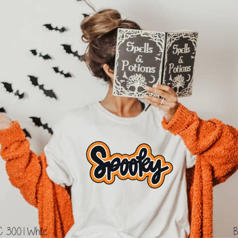 Orange And Black Spooky #BS5830 for wholesale by Bama Screens