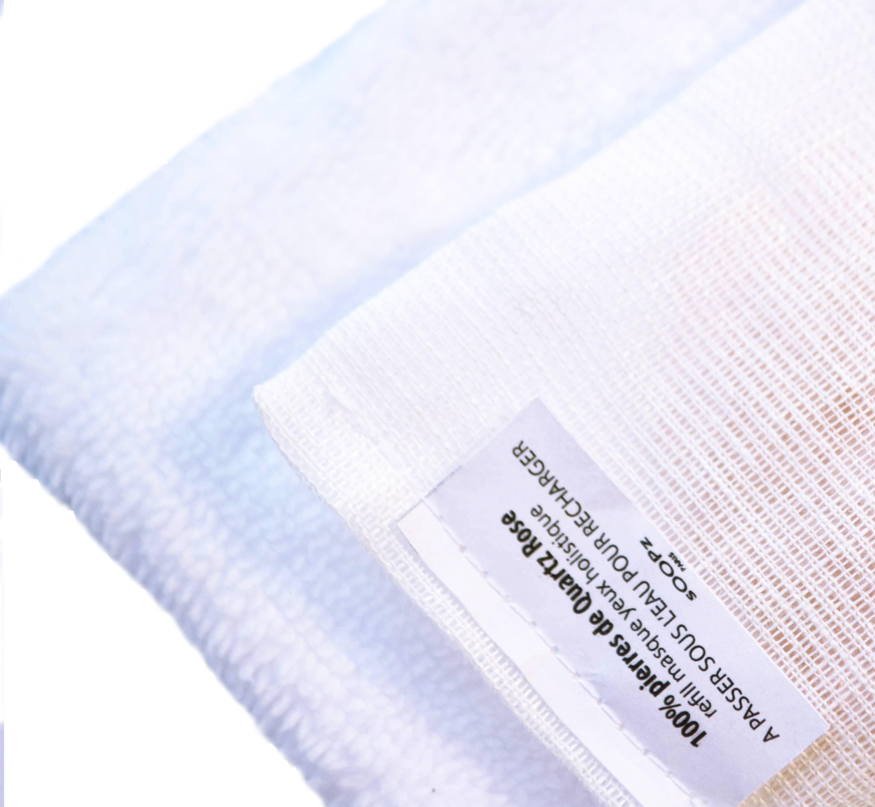 SOOPZ - Wholesale Spa/Therapy Pillow - Pink quartz eye mask - lithotherapy4