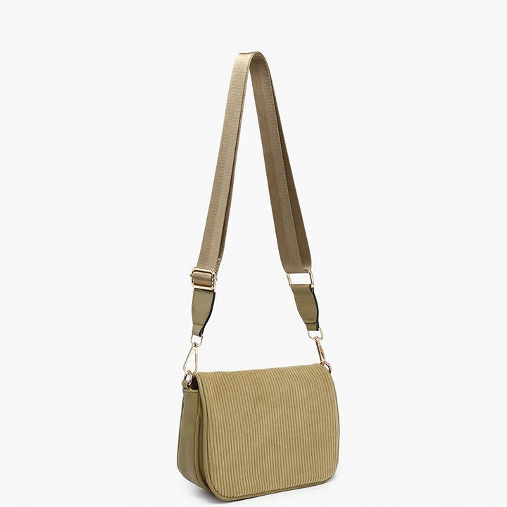 Jen & Co. - Vendita all'ingrosso Borsa a tracolla - Donna - Tracolla M2587 Serena bicolore con cinturino in nylon