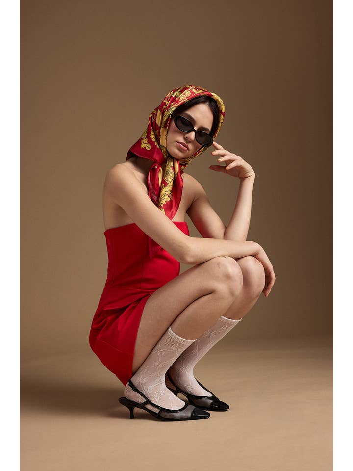 Sky to Moon - Wholesale Dress - Women's - SOLID COLOR FRONT POCKET A-LINE TUBE MINI DRESS19