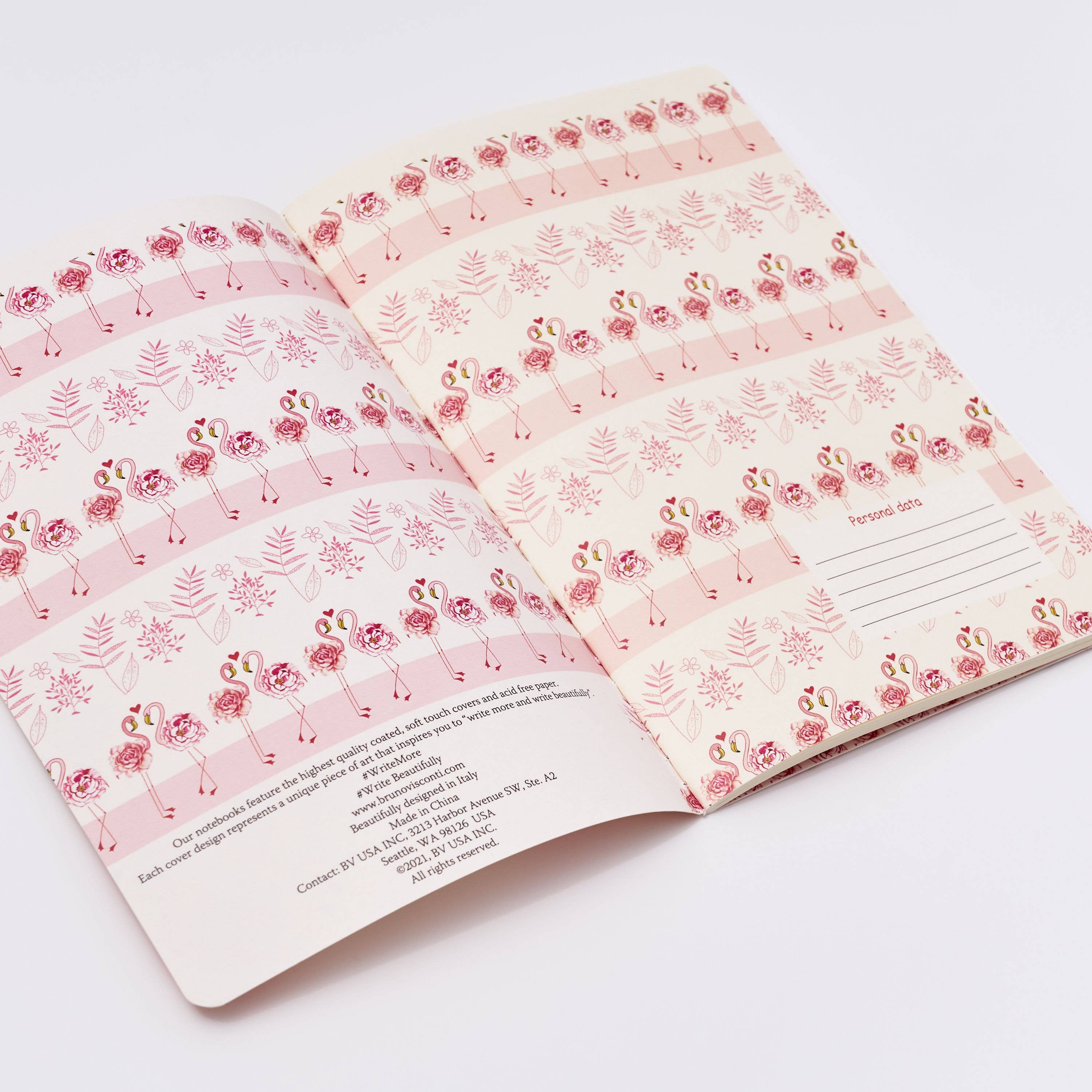 BV by Bruno Visconti - Wholesale Notebook - Flamingo  Notebook2