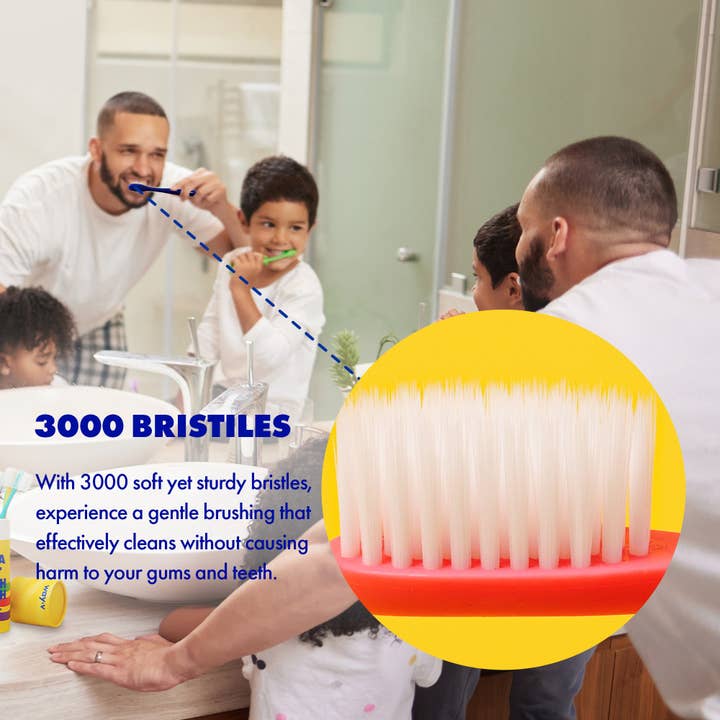 WAY.V - Wholesale Toothbrush - WAY.V Extra Soft Toothbrush for Sensitive Gums and Teeth - 7pcs4