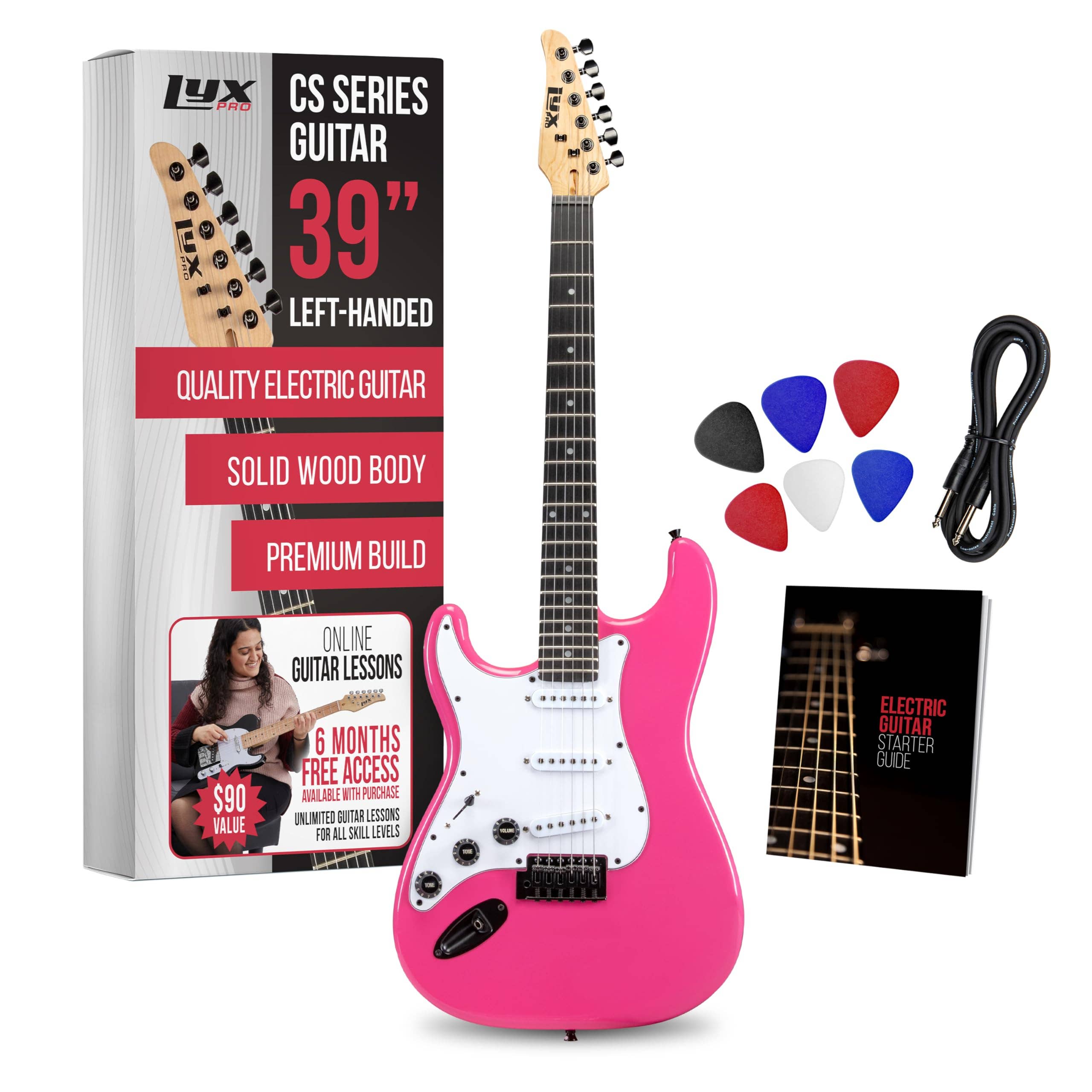 LyxPro - Wholesale Musical Instrument - Beginner 39” Electric Guitar & Electric Guitar Accessories13