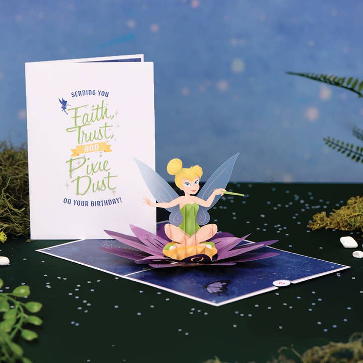 Lovepop Cards - Wholesale Birthday Card - Disney's Tinker Bell Pixie Dust Birthday 5''x7'' Card
