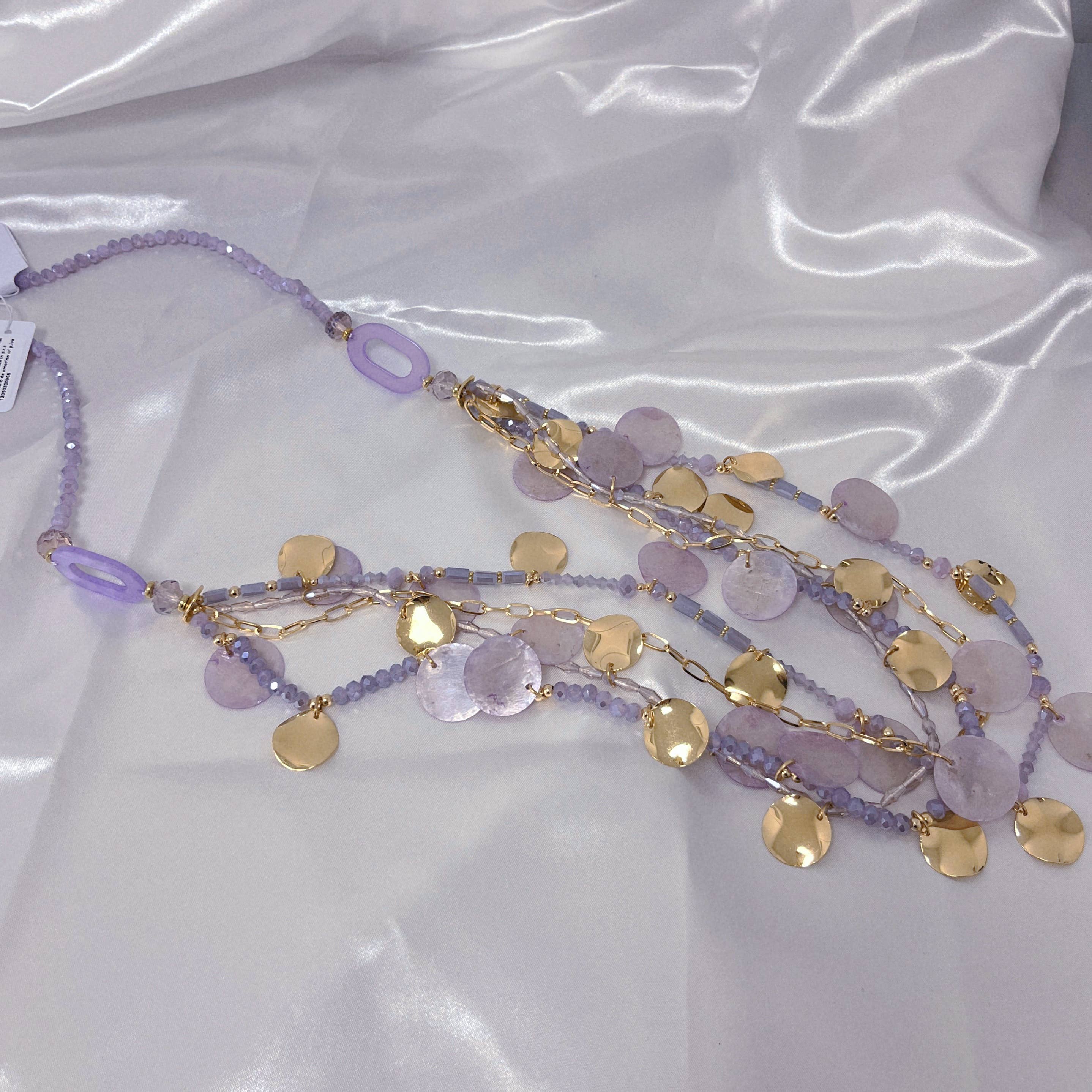 AMORINO SRL - Vendita all'ingrosso Collane di perline/perle - Collana Lunga Cristallo - PC23148F184