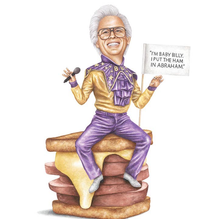 Celebs on Sandwiches - Wholesale Art Print - The Righteous Gemstones - Set of 6 Prints4
