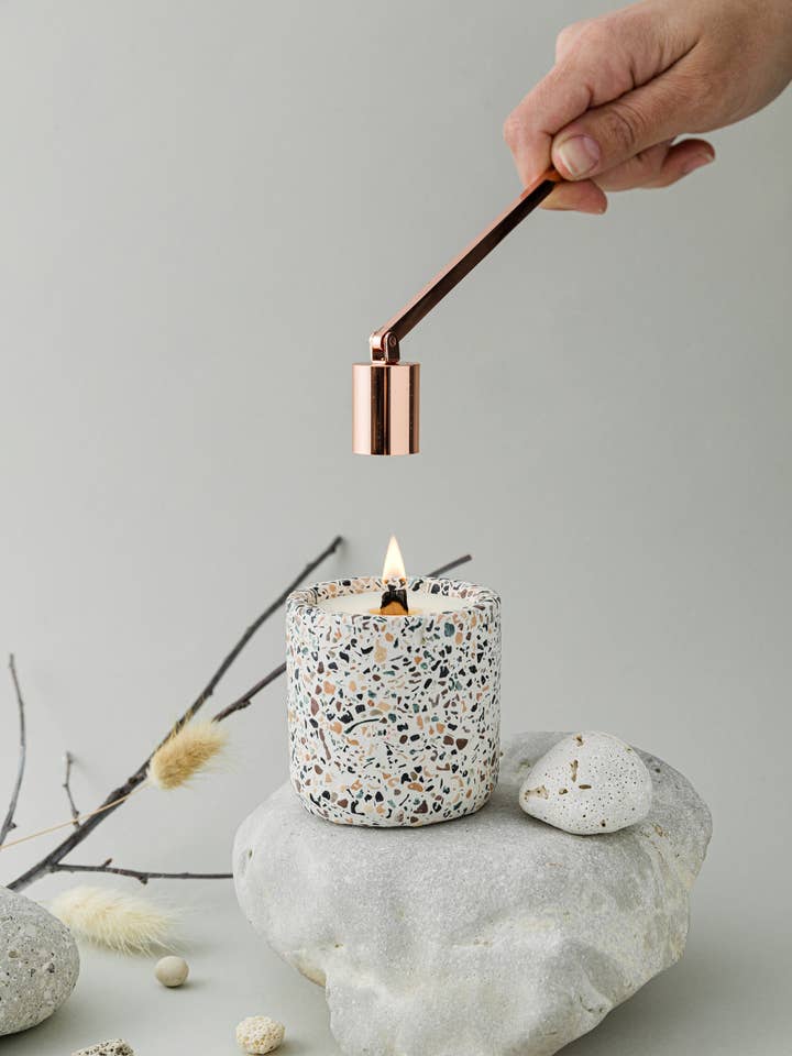 Modern Terrazzo Soy Scented Candle for Home Decor for wholesale by Nema Concept