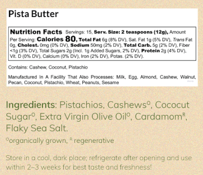 Baabu Foods - Wholesale Nut Butter - Pistachio Cardamom Spread 😋 (6oz)2