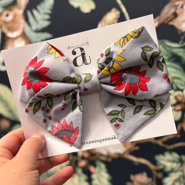 Laço Floral para Cabelo da Mamã | Acessório de Outono | Laço Floral de Outono por atacado de Stunning Anna K.