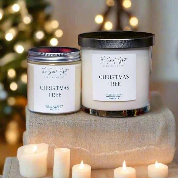 Christmas Tree Candle for wholesale by The Scent Spot